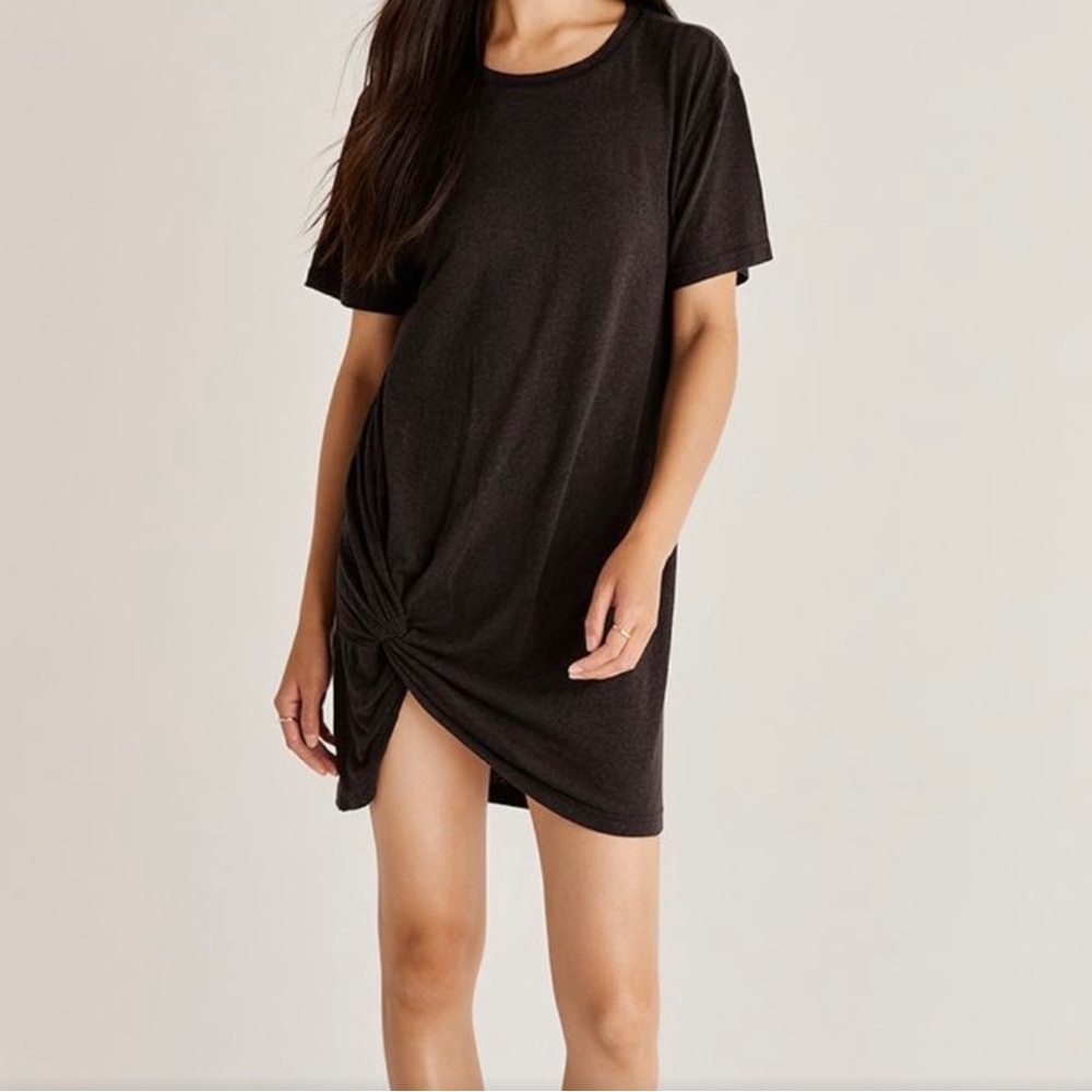 Z supply Denny Front Twist T-Shirt Dress